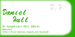 daniel hull business card